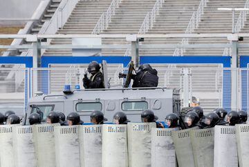 Russian security forces prepare for potential World Cup trouble