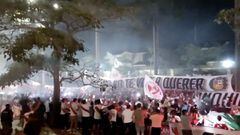Multitadinario banderazo de Per&uacute; en Barranquilla calienta el duelo