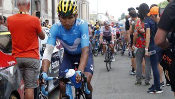 Nairo Quintana, durante el Tour de Francia 2019.
