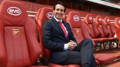 LONDON, ENGLAND - MAY 23:  Arsenal unveil new Head Coach Unai Emery at Emirates Stadium on May 23, 2018 in London, England.  (Photo by Stuart MacFarlane/Arsenal FC via Getty Images)