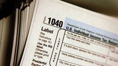 Formulario de impuestos del IRS.