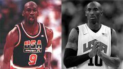 La comparación en logros entre Kobe Bryant y Michael Jordan