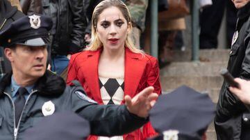 NEW YORK, NY - MARCH 25: Lady Gaga is seen on the set of 'Joker: Folie a Deux' on on March 25, 2023 in New York, New York. (Photo by MEGA/GC Images)