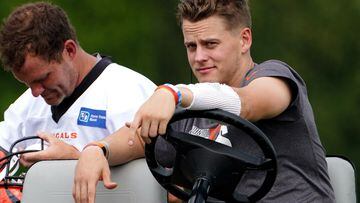 After having an operation to remove his appendix, Bengals quarterback Joe Burrow continues to recover ahead of the 2022 NFL season.