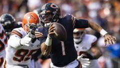 Chicago Bears head coach Matt Nagy is taking his time deciding if Andy Dalton or Justin Fields will start at quarterback in Sunday&#039;s game against the Lions.