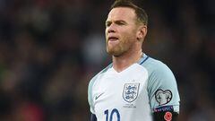 Wayne Rooney, durante el Inglaterra-Escocia, en Wembley.