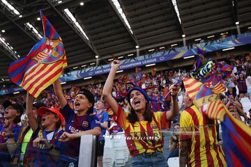 Las mejores imágenes de la final entre Barcelona y Olympique de Lyon