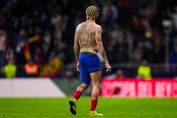 Los tatuajes más espectaculares de los jugadores del Atlético y del Real Madrid