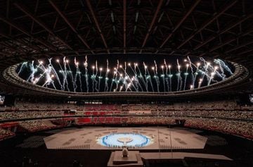 El Estadio Olímpico de Tokio durante la inauguración de los Juegos Paralímpicos