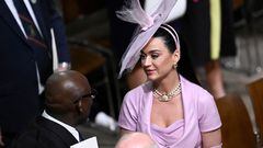 Katy Perry, Lionel Richie, and Emma Thompson were among the celebrities present at the coronation ceremony.