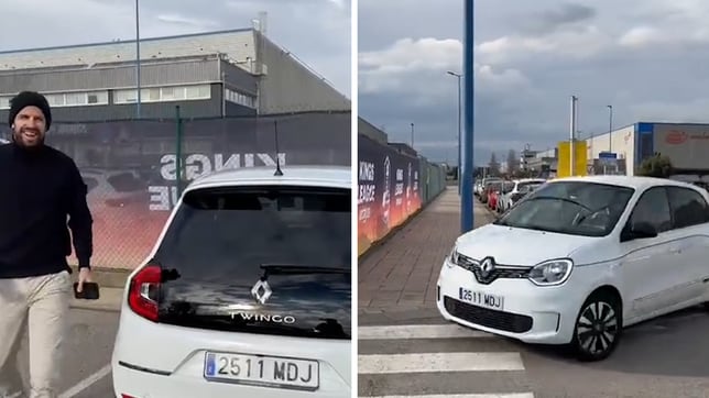 Pique arrives in a Twingo to the Kings League - AS USA