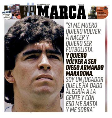 El cuestionario que Maradona le hacía a sus caza autógrafos