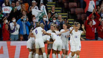 England cruised past Sweden 4-0, thanks to goals from Mead, Bronze, Russo and Kirby, they’ll face Germany or France in the Euro 2022 final on Sunday.