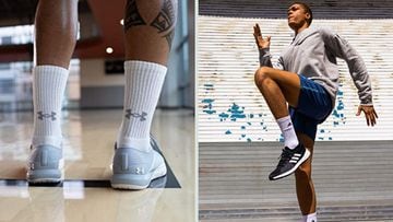 Hombre Medias-Calcetines Under Armour Gris