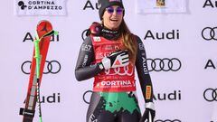 La esquiadora Sofia Goggia de Italia.