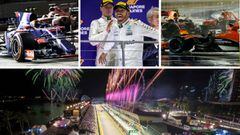 Sainz defendi&eacute;ndose de P&eacute;rez, Hamilton en el podio, el golpe a Alonso y el final de fiesta en Singapur.