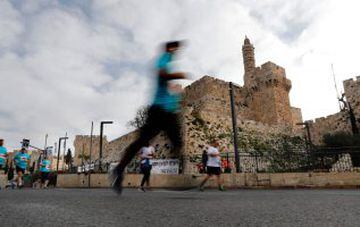 Las imágenes de la séptima maratón de Jerusalén