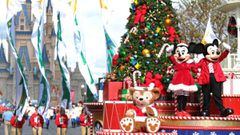Desfile de Navidad en Disney.