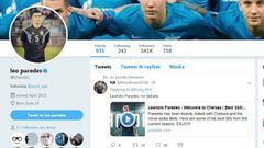 ¿Confirmó Paredes su traspaso al Chelsea vía Twitter?