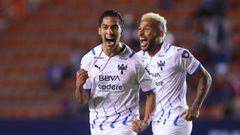 SAN LUIS POTOSI, MEXICO - OCTOBER 31: Erick Aguirre of Monterrey celebrates after scoring his team&#039;s first goal during the 16th round match between Atletico San Luis and Monterrey as part of the Torneo Grita Mexico A21 Liga MX at Estadio Alfonso Last