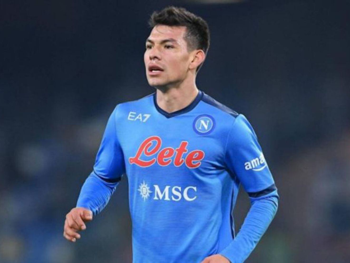 Napoli, Italy. 15th May, 2022. Hirving Lozano player of Napoli