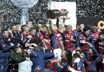 San Lorenzo levantó la primera Copa Libertadores de su historia. 