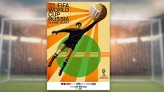 Yashin protagoniza el póster del Mundial de Rusia 2018