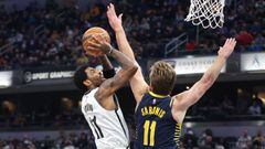 The Brooklyn Nets snapped a three game losing streak by taking down the Pacers in Indiana. Kyrie Irving scored 22 points in his season debut.