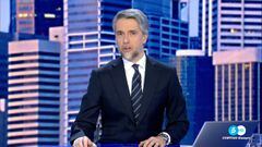 Carlos Franganillo debuta en ‘Informativos Telecinco’ con un guiño a Pedro Piqueras
