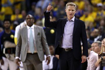 Ateve Kerr, entrenador de los Warriors.
