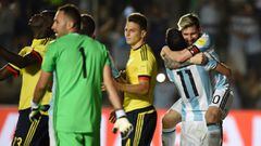 Argentina gole&oacute; 3-0 a Colombia en la fecha 12 de las Eliminatorias al Mundial.