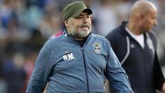 Maradona, enojado por el empate de Gimnasia ante Vélez