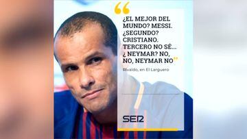 Rivaldo: "Si vuelve a España, Neymar puede ser el mejor"