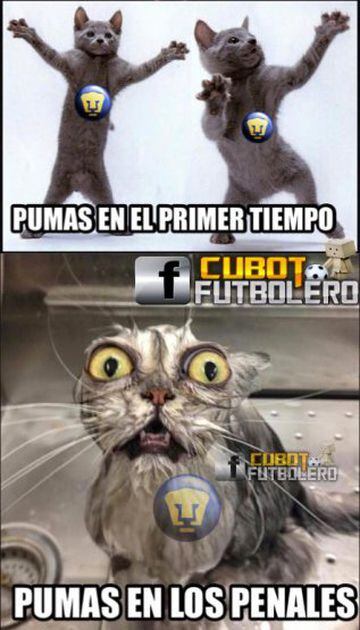 Pumas eliminado de Copa Libertadores y también en los memes