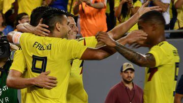 Jugadores de la Selecci&oacute;n Colombia