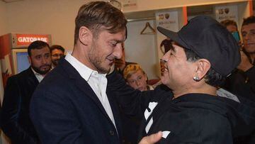 Totti y Maradona, de '10' a '10'