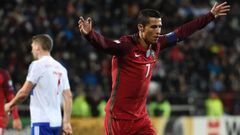 Cristiano y André Silva brillan en otra goleada de Portugal