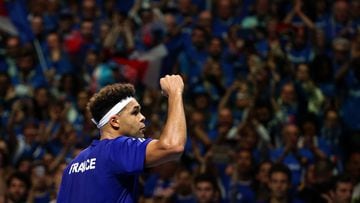 Davis Cup final level at 1-1 after first day's play in Lille