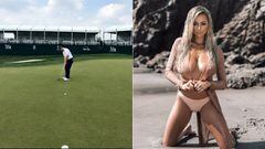 El golfista Grayson Murray le ha pedido a la chica Playboy Lindsey Pelas que sea su caddie en el recorrido previo al Masters de Augusta si gana el torneo de Houston.