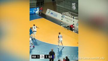 El portero portugués de handball que se hizo viral por sus atajadas