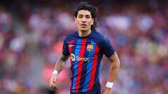 BARCELONA, SPAIN - SEPTEMBER 17: Hector Bellerin of FC Barcelona looks during the LaLiga Santander match between FC Barcelona and Elche CF at Spotify Camp Nou on September 17, 2022 in Barcelona, Spain. (Photo by Eric Alonso/Getty Images)