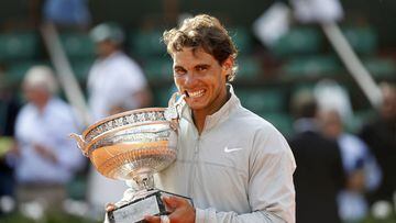 Trofeo de Roland Garros: c&oacute;mo se llama, de qu&eacute; est&aacute; hecho y por qu&eacute; Nadal lo tiene en propiedad