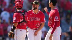 Los Angeles Angels catcher Kurt Suzuki under observation with neck contusion after being struck with warm-up pitch in Saturday's game against the Blue Jays