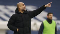 Soccer Football - FA Cup - Third Round - Manchester City v Birmingham City - Etihad Stadium, Manchester, Britain - January 10, 2021 Manchester City manager Pep Guardiola REUTERS/Phil Noble