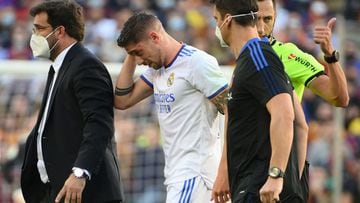 Real Madrid: Fede Valverde and Courtois pick up injuries in El Clásico
