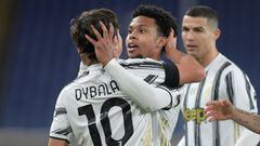 El estadounidense dio la asistencia para que Paulo Dybala marcara el tanto que adelant&oacute; a la Juventus de Tur&iacute;n, en su triunfo ante Genoa.