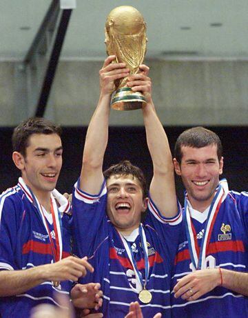 Francia, campeón del Mundo en 1998.