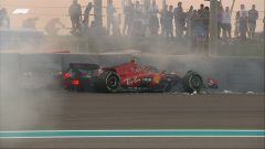 Accidente de Carlos Sainz en los Libres 2 del GP de Abu Dhabi de Fórmula 1.