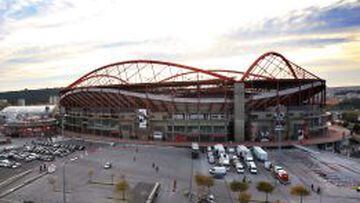 Vista panor&aacute;mica del Estadio Da Luz de Lisboa, donde se disputar&aacute; la final de la Champions el 24 de mayo. 
