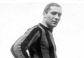 Ex futbolista italiano, ídolo del Inter de Milán. Bicampeón mundial (1934 y 1938) con la 'Azzurra'.